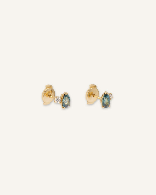 Pear Stud Earrings