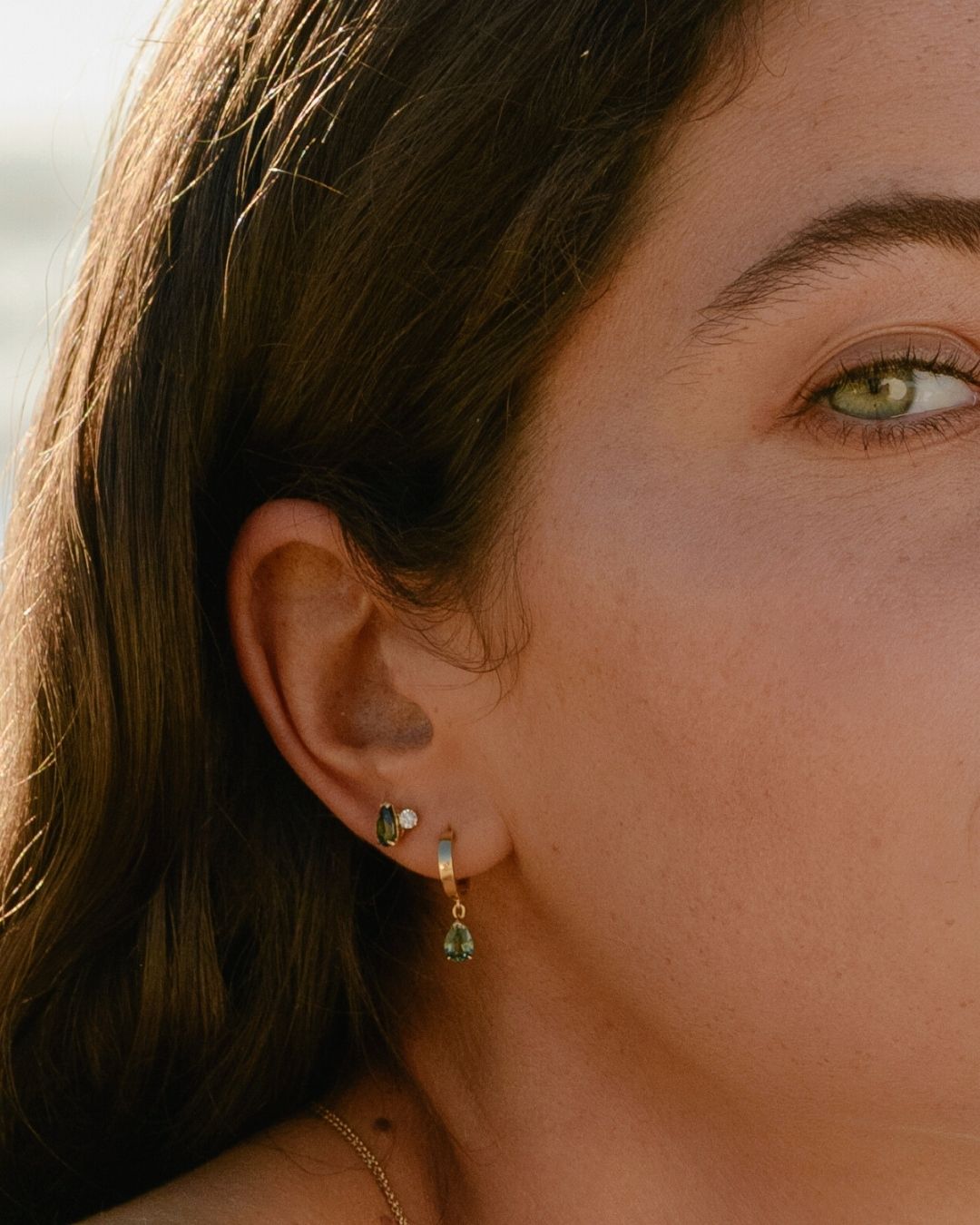 Sapphire Earrings Studs Hoops