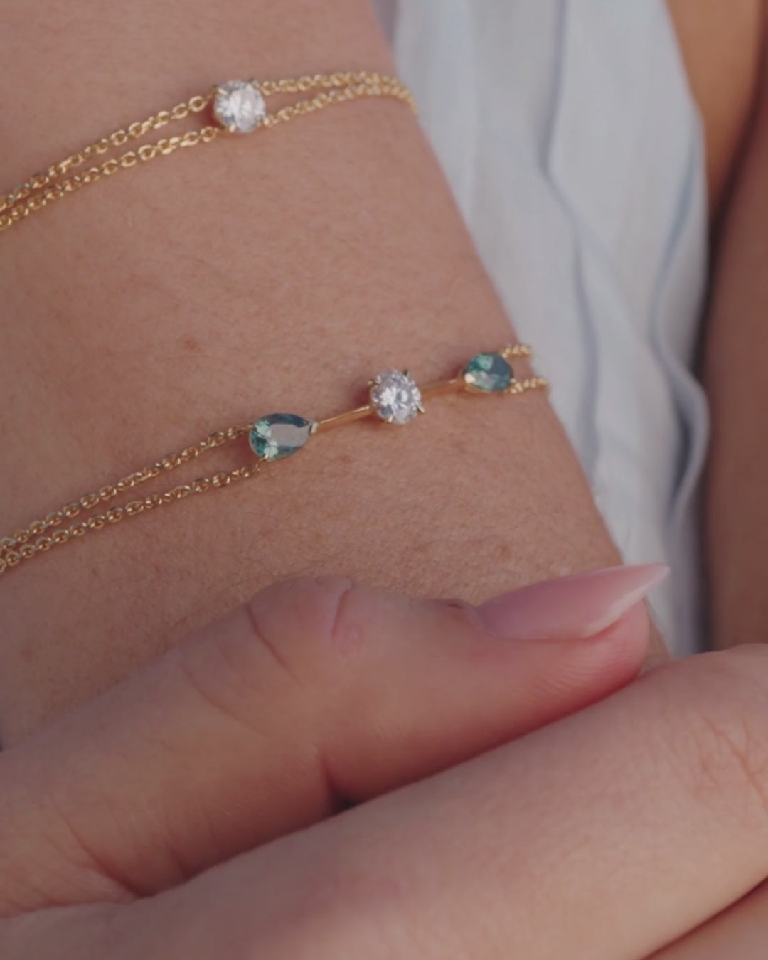 Video Bracelets Sapphire Diamond