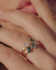 Video Rings Stacked Sapphire Diamond